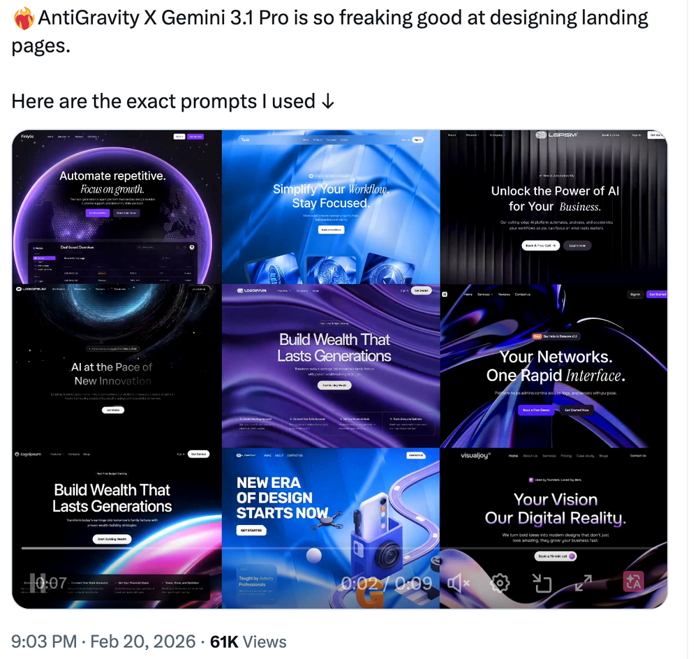 春节档大模型再开战，谷歌 Gemini 3.1Pro跑分超Claude	，成本还更低